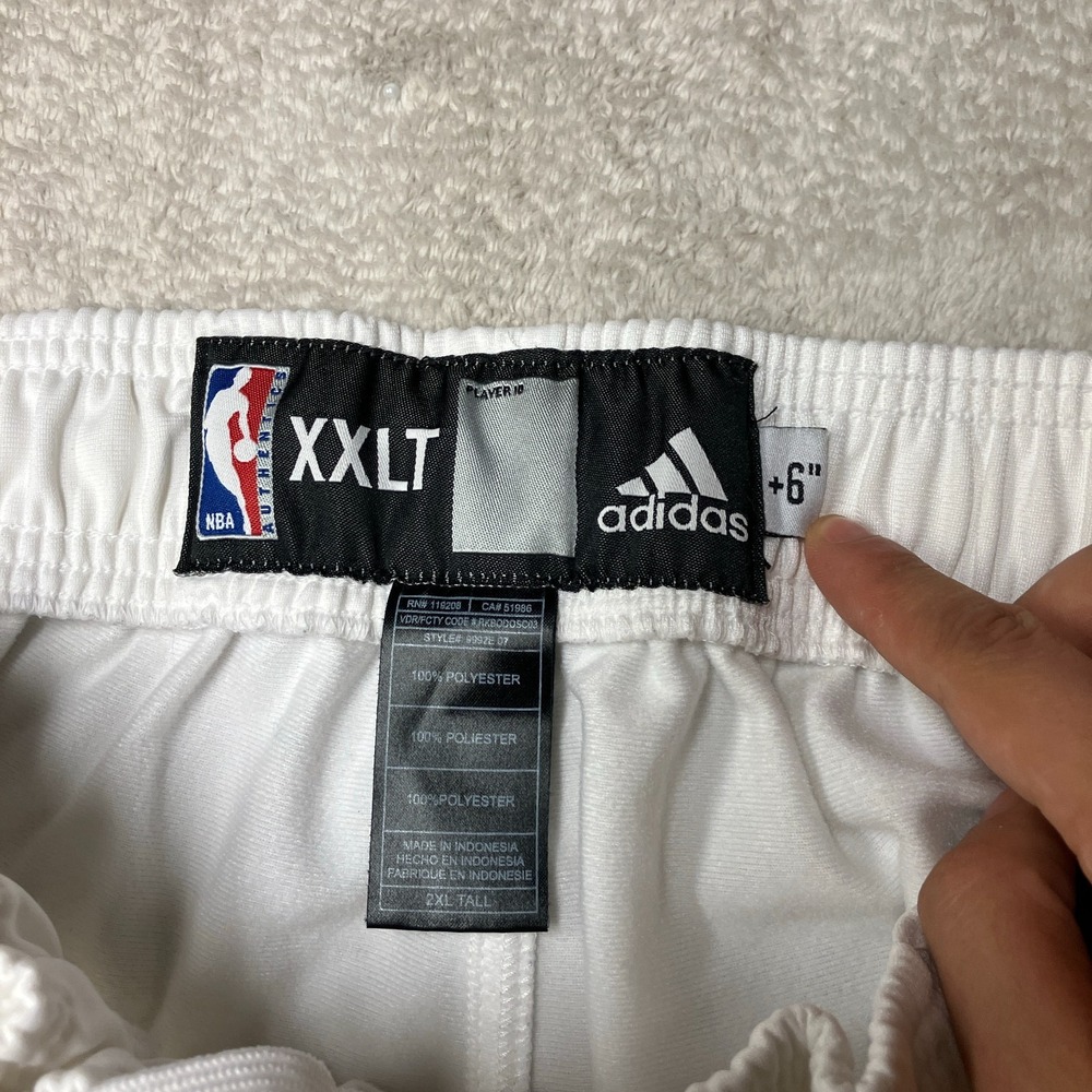 adidas NBA Milwaukee Bucks Player Issued Game Warmup Snap Pants XXLT + 6" - Picture 9 of 14